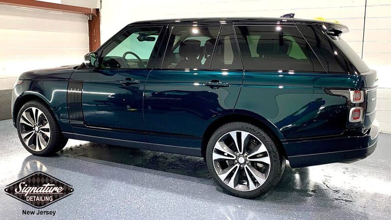 Ceramic coating on Range Rover Sport