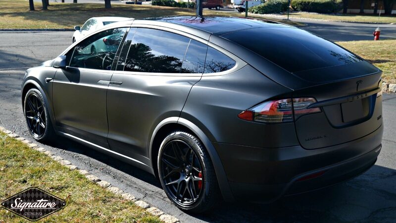 Tesla Model X Matte PPF protection
